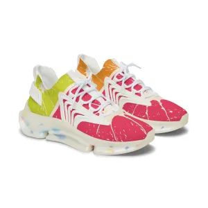 Colorful Melons Women's Mesh Sneakers