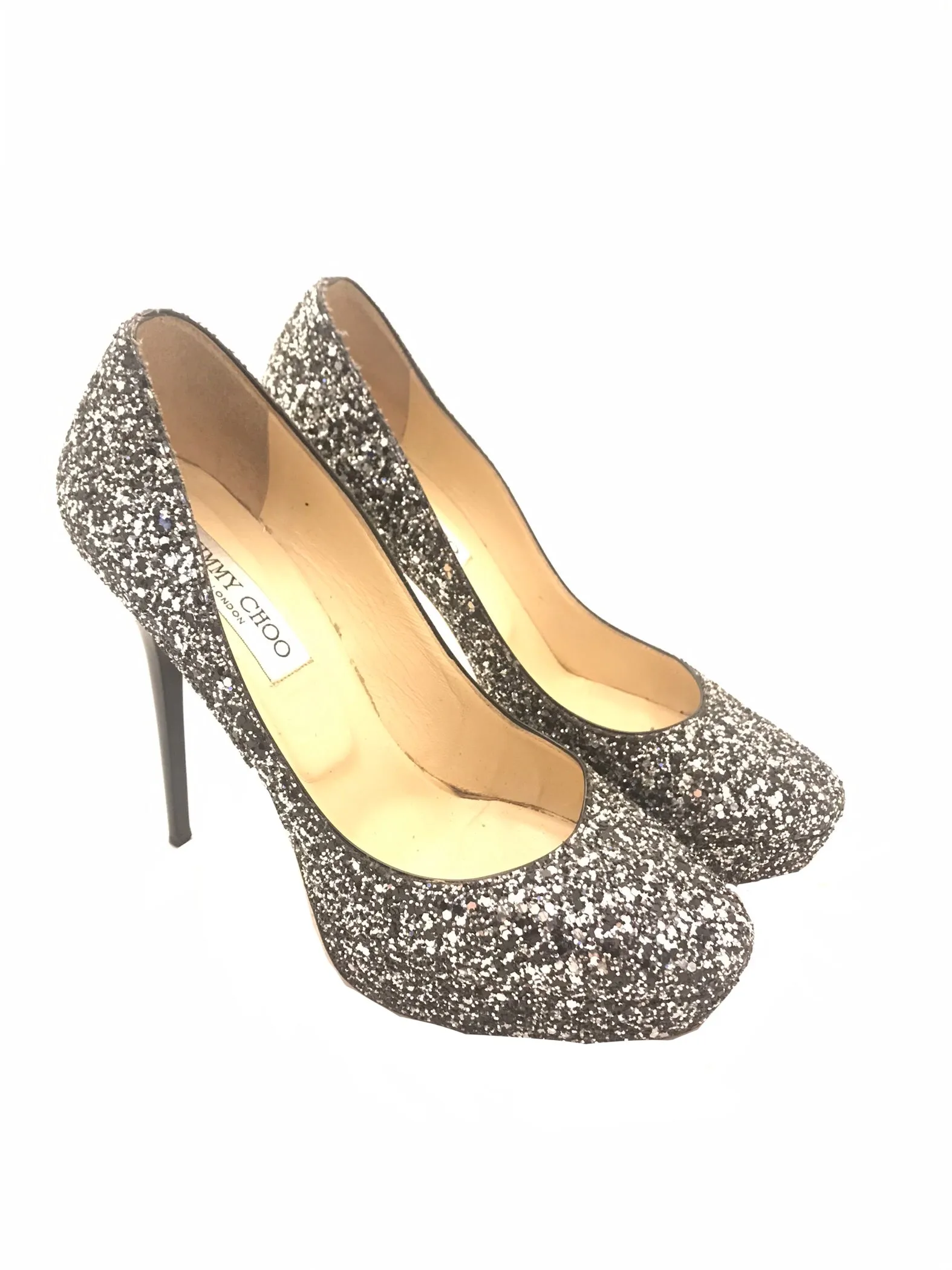 Glitter Platform Heels