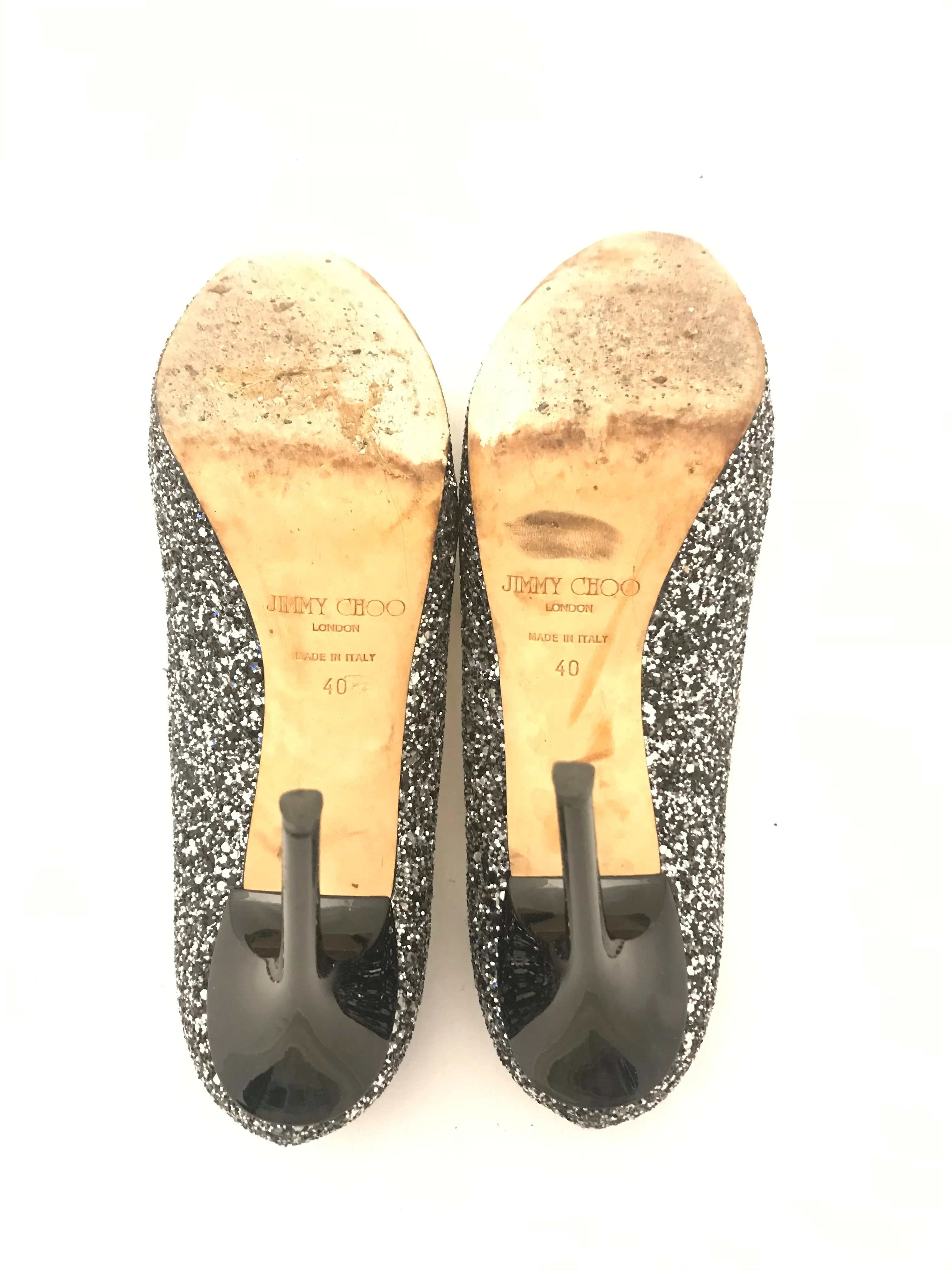 Glitter Platform Heels