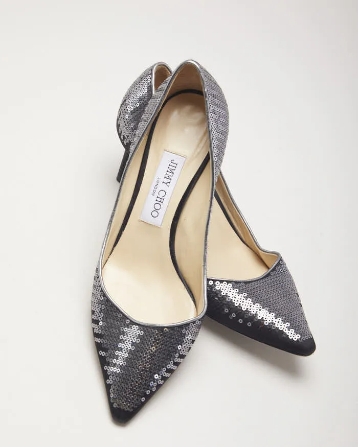 Jimmy Choo Sequin Heels - UK5