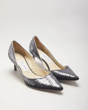 Jimmy Choo Sequin Heels - UK5