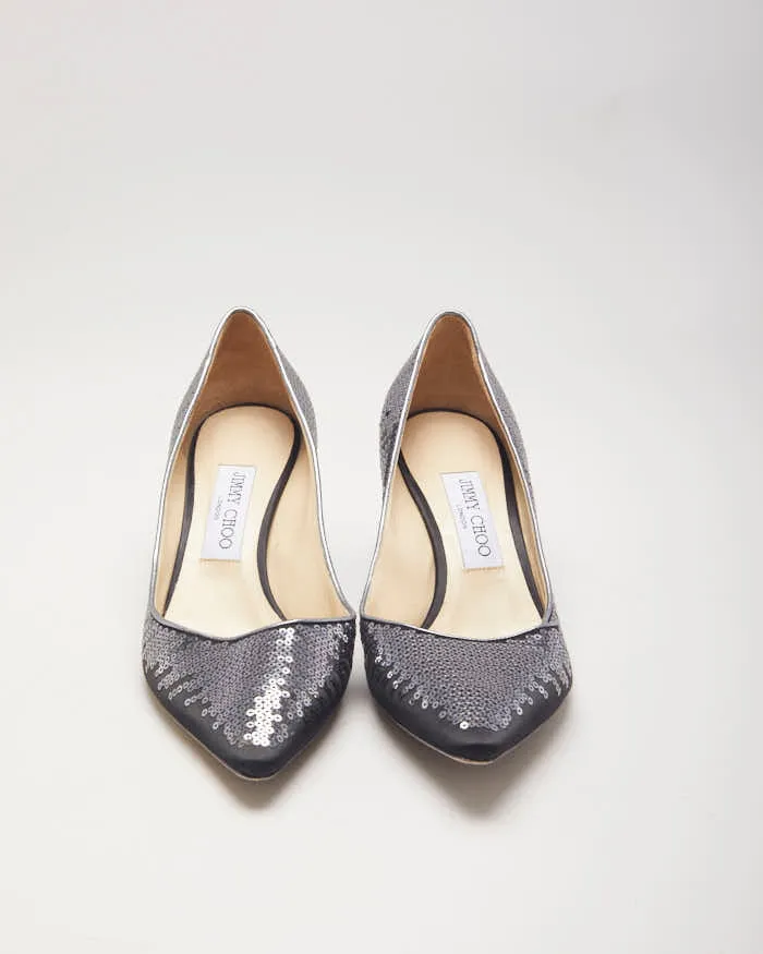Jimmy Choo Sequin Heels - UK5