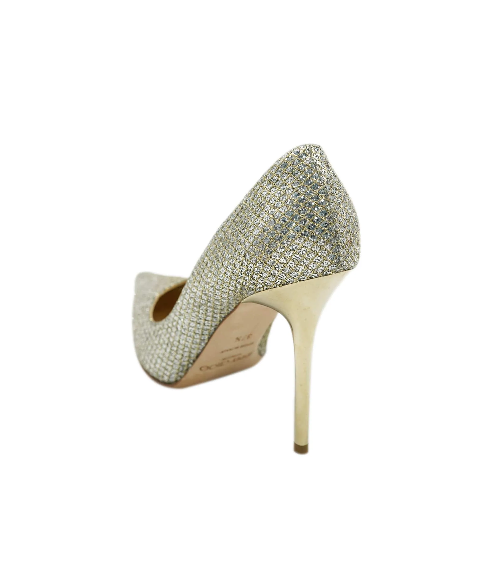 Jimmy choo shimmer point toe heels size 37.5 AJC0643