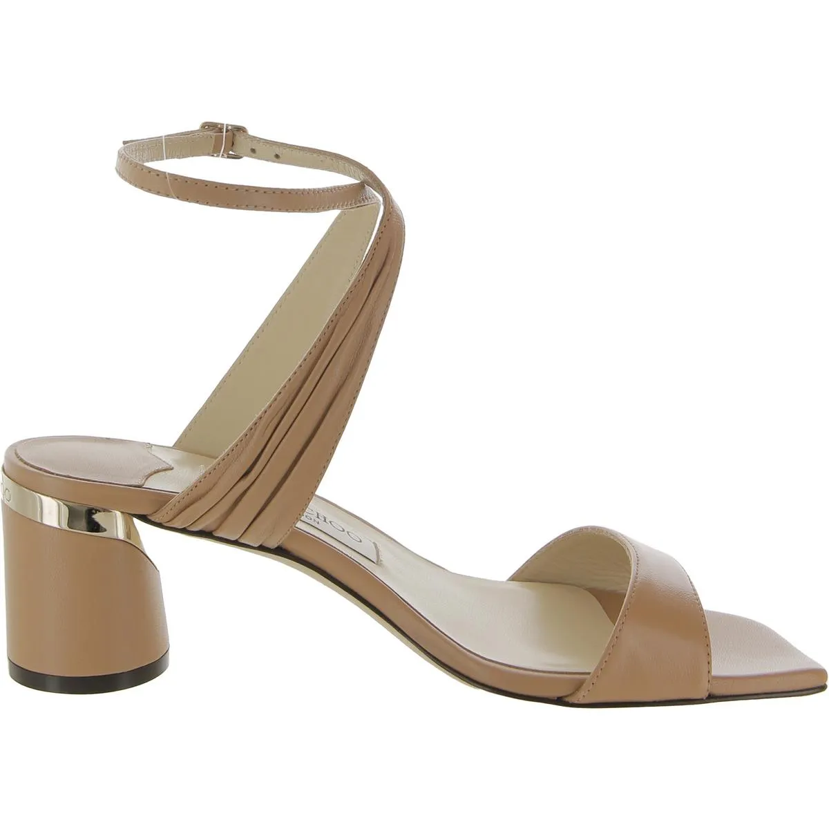 Jimmy Choo Womens Jago Ankle Strap Open Toe Heels