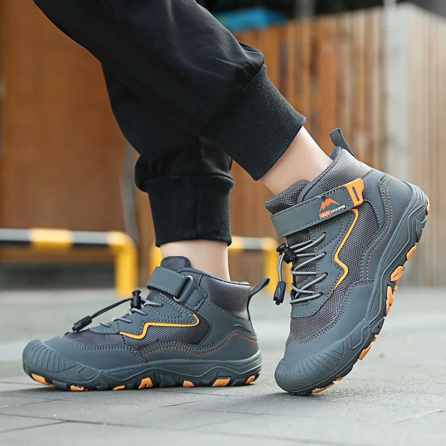 Kids Shoes Boys Girls High Top Sneaker Lace-Up Walking Causal Tennis Shoes Hiking Outdoor Ankle Booties Little/Big Kid