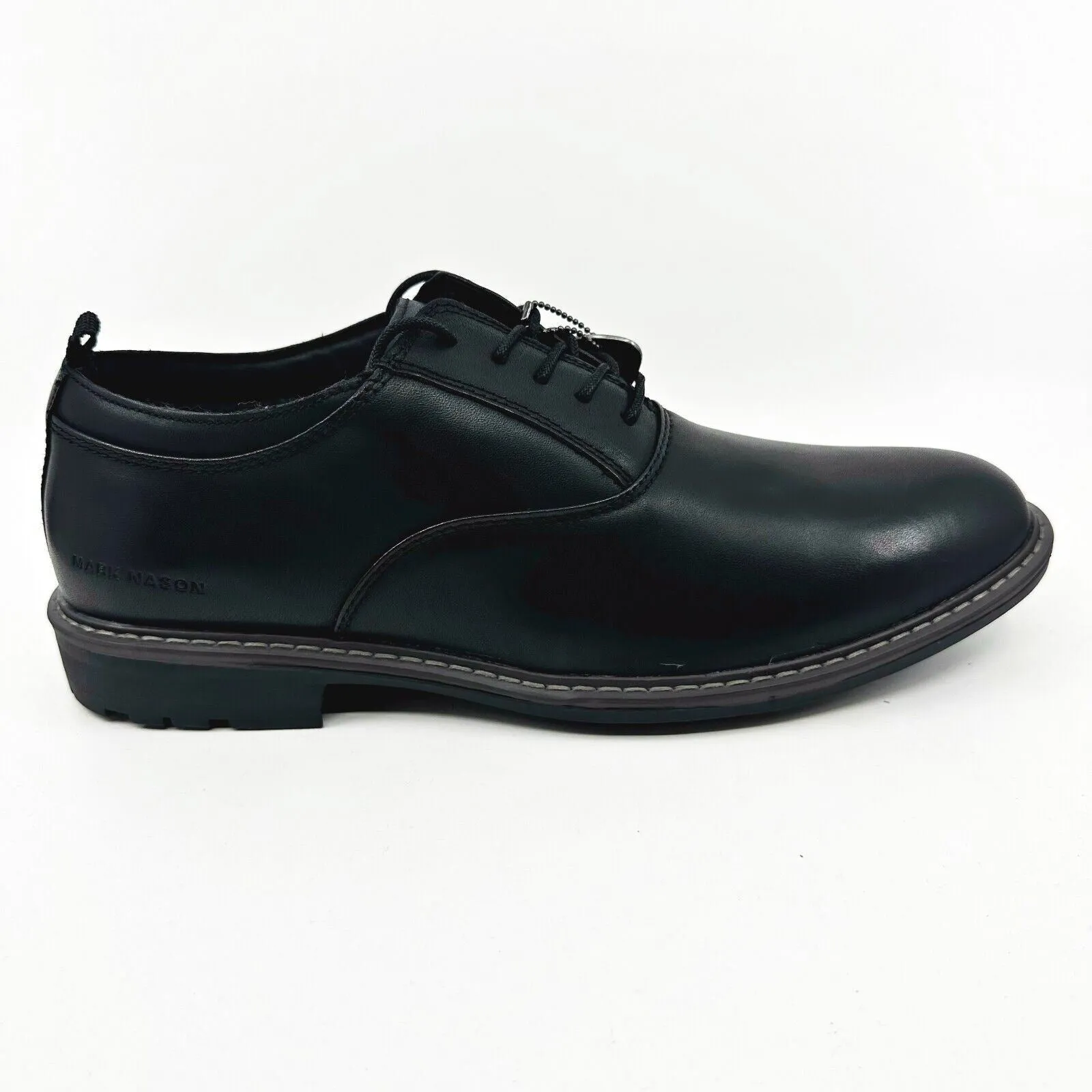 Mark Nason Ottomatic G&T Black Mens Size 9.5 Leather Oxford Dress Shoes