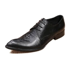 Mens Lace Up Black Oxford Shoes