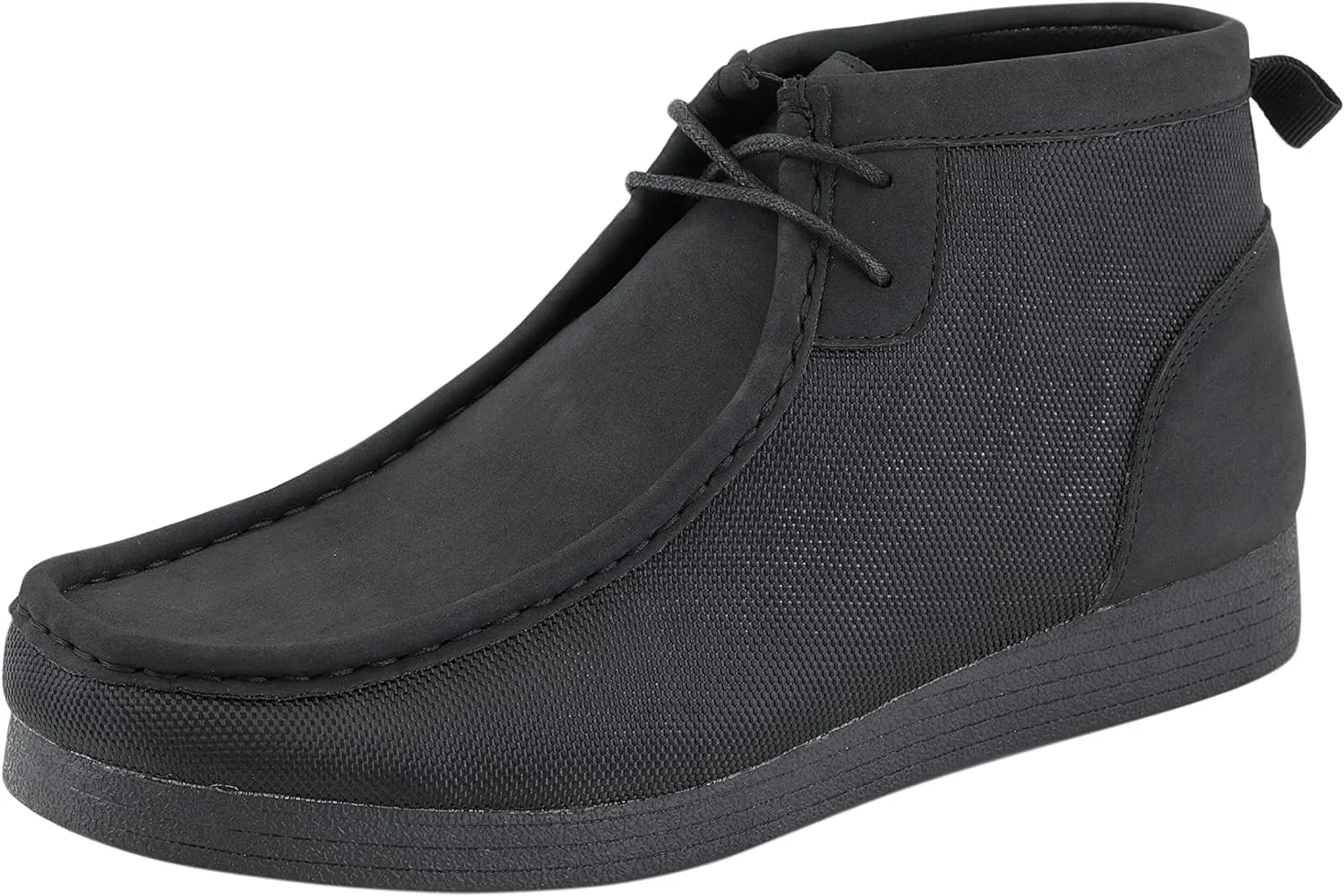 Men's Light Blue Lace Up High Top Suede Boots
