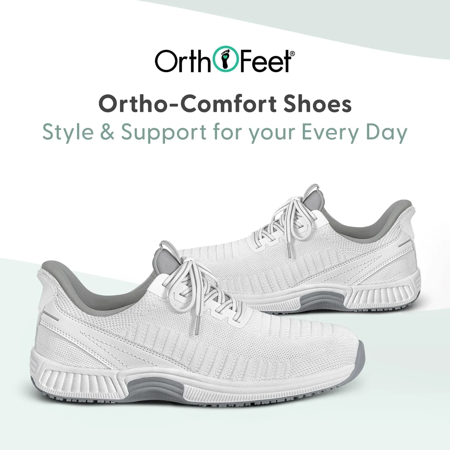 Orthofeet Men's Orthopedic Knit Yari Hands-Free Sneakers