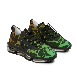 Raw Sushi "moon walker" Sports Sneakers (green/orang camo)
