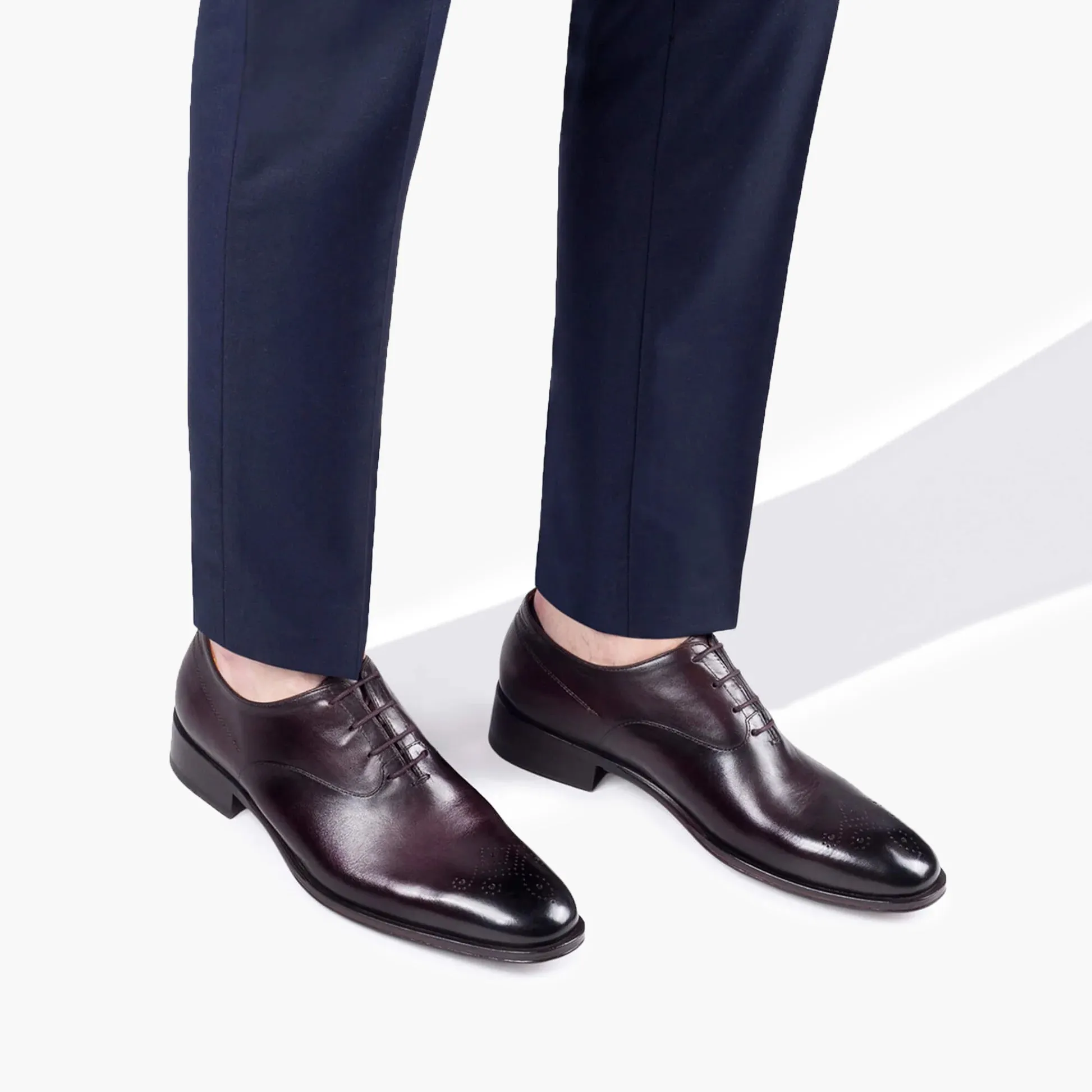Shoes in shades of wine