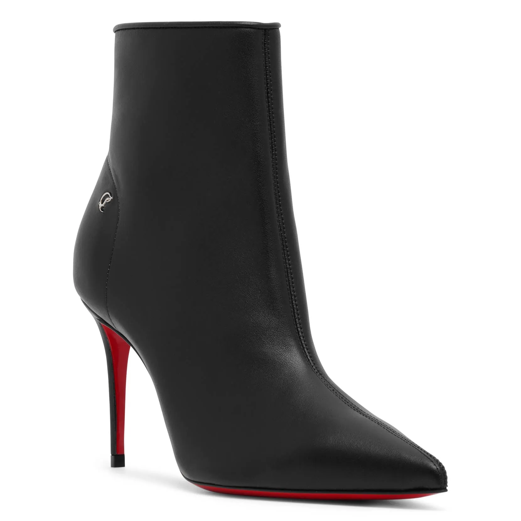 Sporty Kate 85 black leather ankle boots