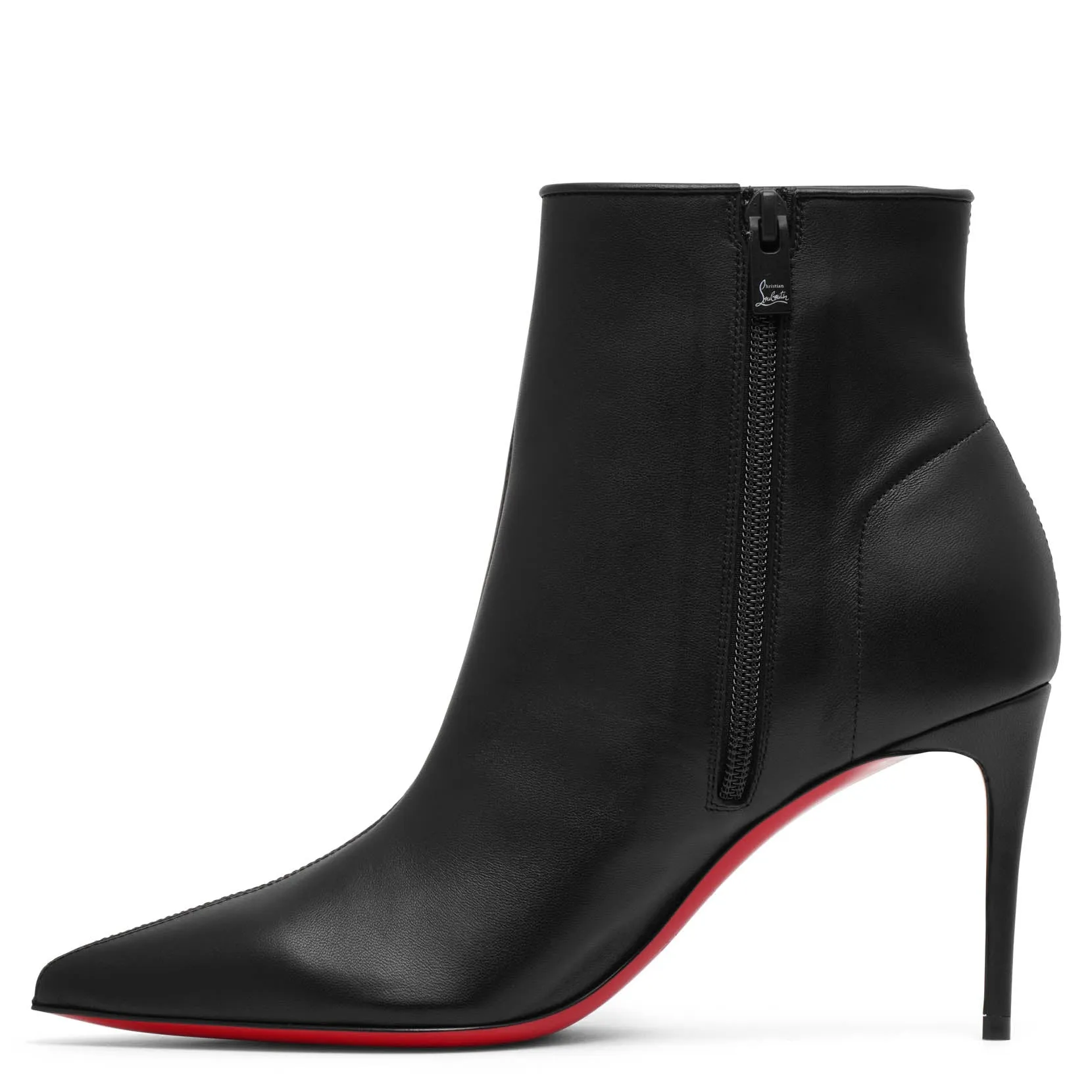 Sporty Kate 85 black leather ankle boots