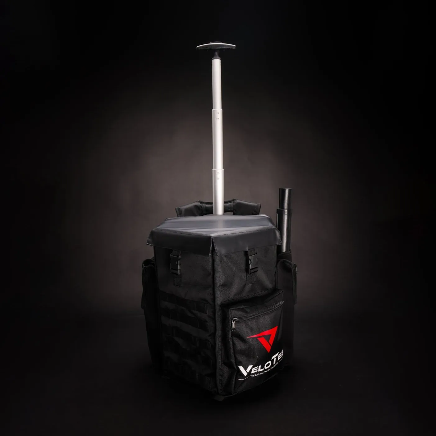 Wheeled VeloTee 2.0 Pro Baseball & Softball Bat Bag Bundle with TANNER TEE